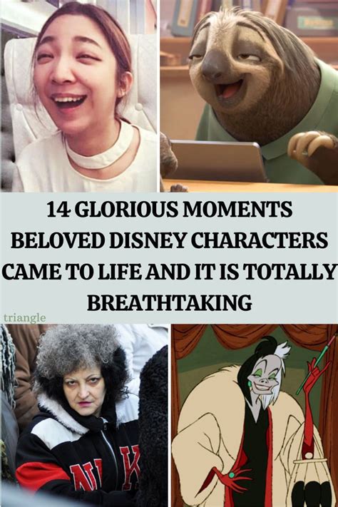 14 glorious moments beloved disney characters came to life and it is totally breathtaking – Artofit