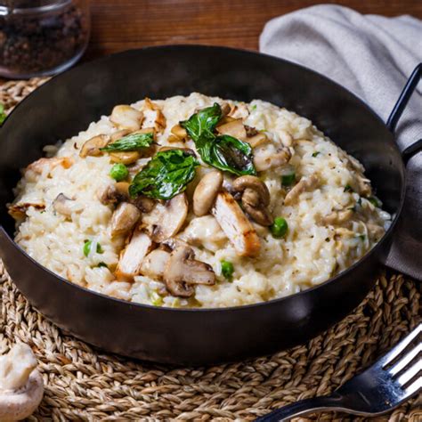 Chicken Risotto with Mushrooms - Catherine's Catering