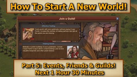 Forge of Empires: How To Start A New World - Part 5: Events, Friends & Guilds! - YouTube