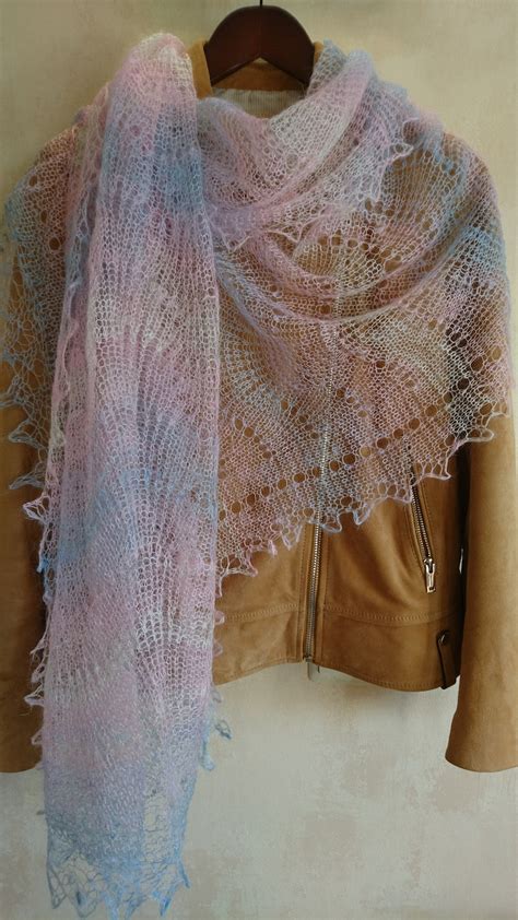 Russian Orenburg Shawl Rainbow Shawl Downy Wrap Exclusive | Etsy