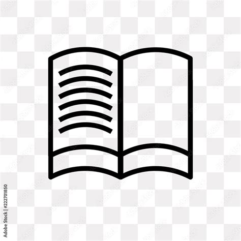 reading book icon on transparent background. Modern icons vector ...