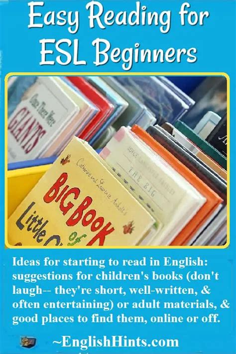 Easy Reading for ESL Beginners: Good Books to Start with