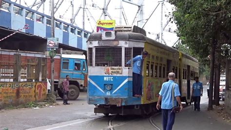 Kolkata Tram route no.18 (India) Howrah bridge approach - Rajabazar | Howrah, Kolkata, Bengali ...