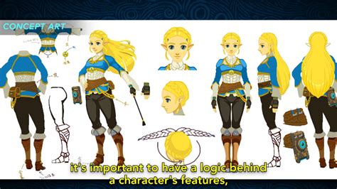 At First, Nintendo Couldn't Agree On How To Depict Zelda In Breath of ...