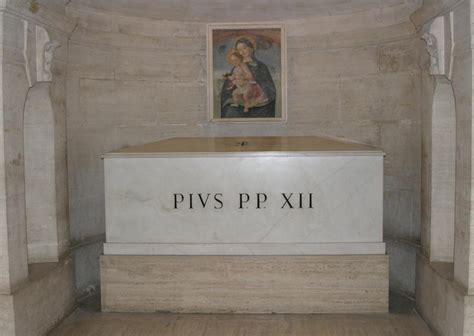 The Tomb of Pius XII - Vatican Grottoes