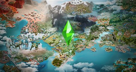 Sims 4 World Map Connected 2024 - Mona Sylvia