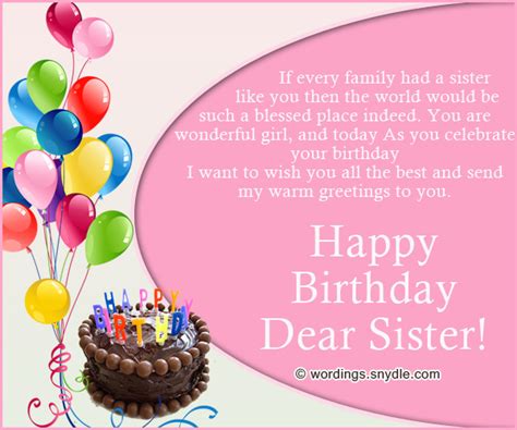 best-sister-birthday-wishes-and-greetings – Wordings and Messages