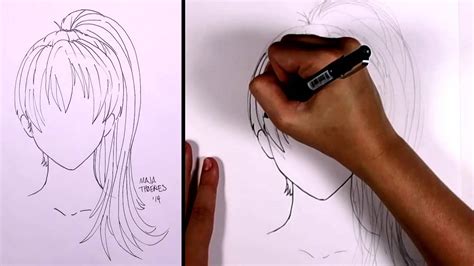 How To Draw Anime High Ponytail