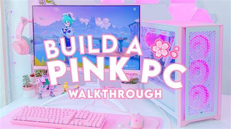 Build Your Own Pink/Aesthetic Gaming PC *TUTORIAL*! (also on TikTok ...