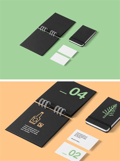 Corporate Stationery PSD MockUp | GraphicBurger