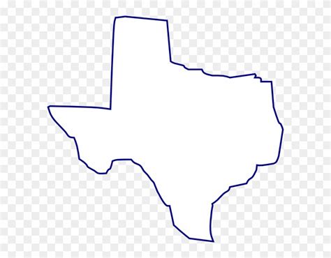 Texas Map Outline Clip Art