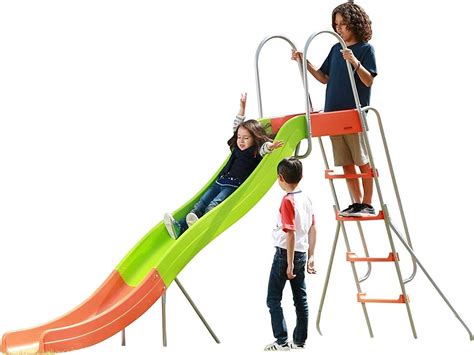 Amazon.com: Outdoor Play Set Kids Slide: 10 ft Freestanding Climber, Swingsets, Playground ...