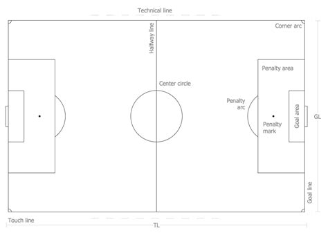 Football Field Layout Printable