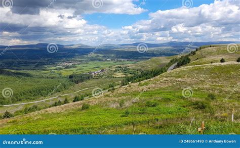 Rhigos Mountain View stock image. Image of clouds, mountain - 248661493