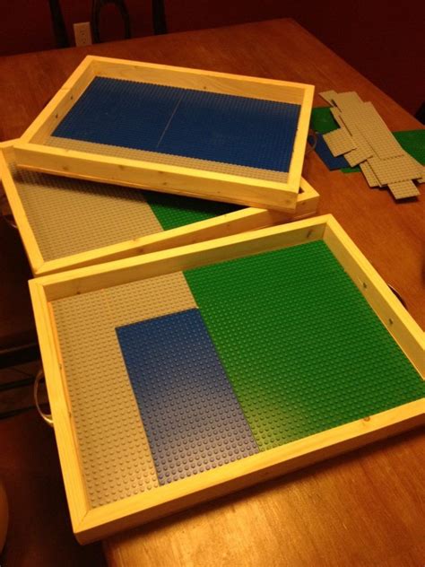 I Pinned It, I Made It! {Portable Lego Tray} | Lego tray, Easy diy projects, Lego lovers