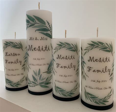 Personalised candle | Etsy