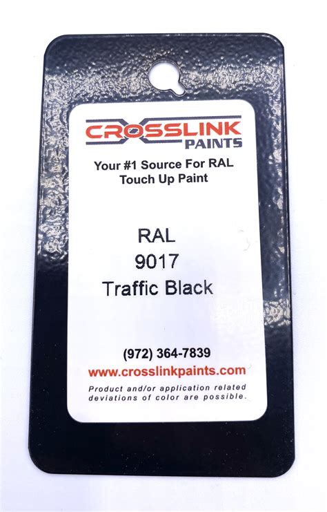 RAL 9017 Traffic Black Powder Coating Powder | Crosslink Paints