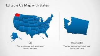 US Map Template for PowerPoint with Editable States - SlideModel