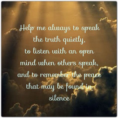 Silence Speak The Truth, Help Me, Silence, Believe, Mindfulness, Remember, Quotes, Quotations ...