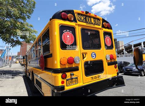 School bus Brooklyn New York Stock Photo - Alamy