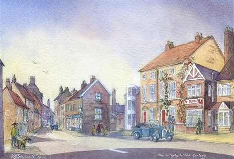 World of James Herriot Museum & Kirkgate, THIRSK,, darrowby Print From Original Watercolour by ...