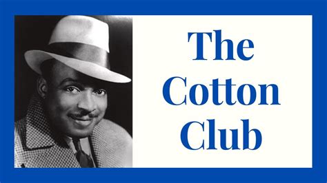 History Brief: the Cotton Club - YouTube