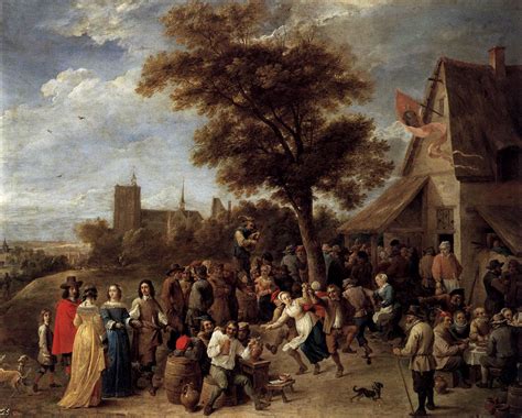 Peasants Merry-making by TENIERS, David the Younger