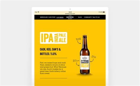 Seven Brothers Brewery website project | Radical Web Design