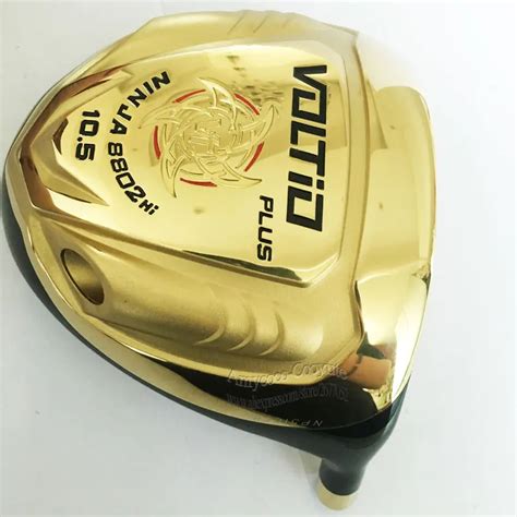 Cooyute New driver Golf heads KATANA VOLTIO Golf driver 10.5loft Gold ...