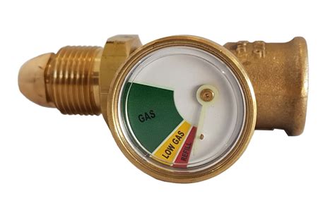 Sporting Goods UK PRESSURE GAUGE LEVEL INDICATOR PROPANE GAS BOTTLE CYLINDER POL ADAPTOR GA5022185