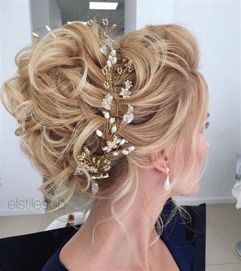 Beautiful messy updo wedding hairstyles perfect for any wedding venue