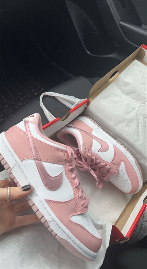 Pink Nike Dunks | Cute nike shoes, Pretty shoes sneakers, Preppy shoes