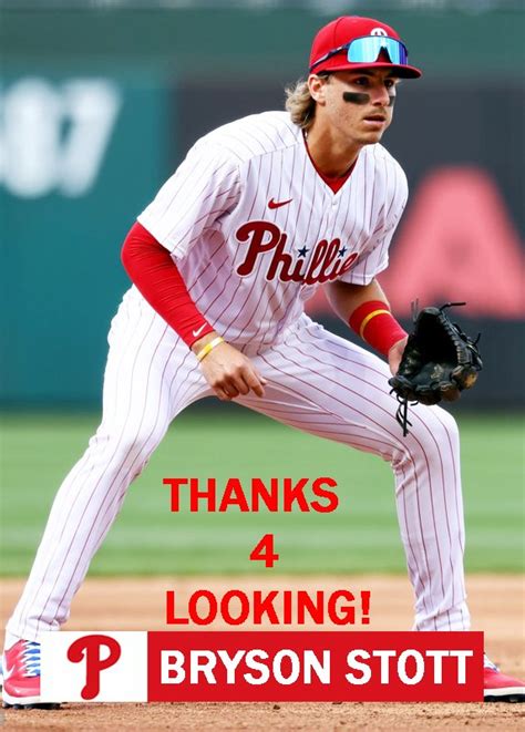 BRYSON STOTT 2022 PHILADELPHIA PHILLIES BASEBALL CARD