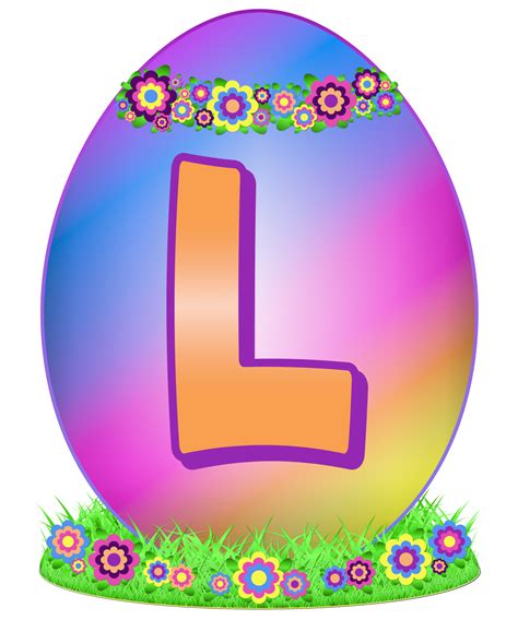 Easter Egg Letter L Free Stock Photo - Public Domain Pictures