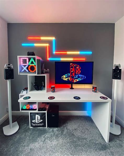 55 Review Playstation Gaming Setup With Best Lighting Ideas | Picture ...