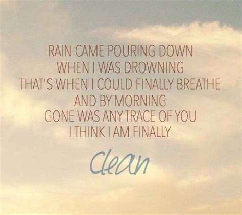 Taylor Swift Clean Lyrics