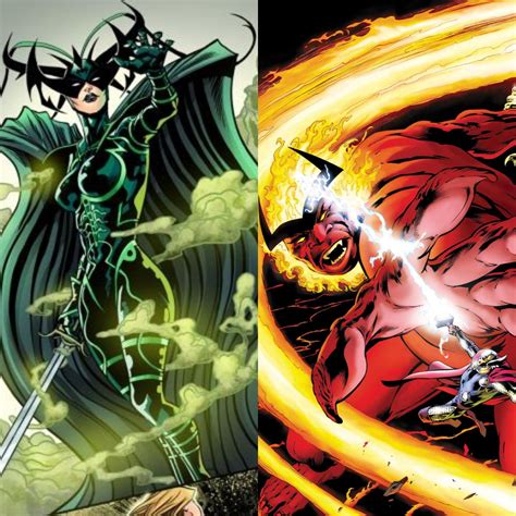 Hela and Surtur vs Umar - Battles - Comic Vine