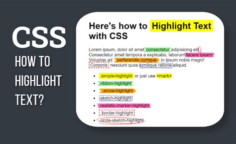 Highlight Text CSS: 7 Cool CSS Highlight Text Effects - Coding Dude