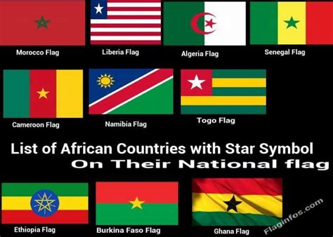 African Countries with Star Symbol On Their National flag (Meaning and ...