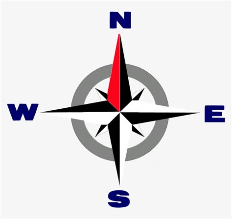 North Arrow Transparent Background - Transparent Compass Rose - 900x800 PNG Download - PNGkit