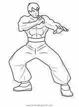 Street Fighter Coloring Pages Sketch Page sketch template