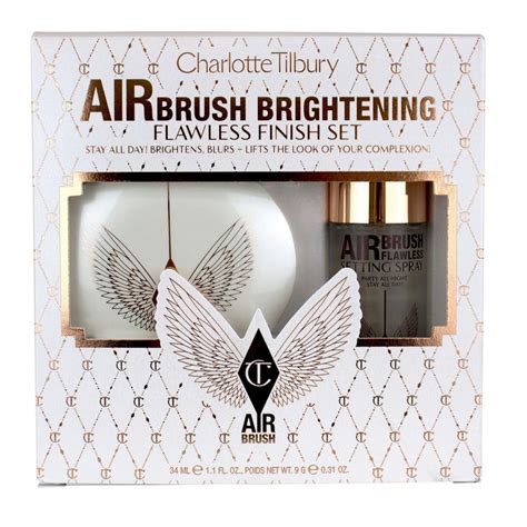 Charlotte Tilbury Airbrush Brightening Flawless Finish Set | ShelHealth