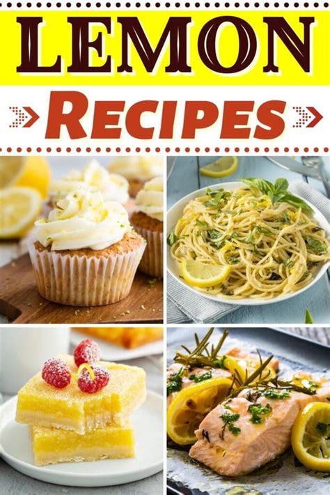 30 Best Lemon Recipes From Sweet to Savory - Insanely Good