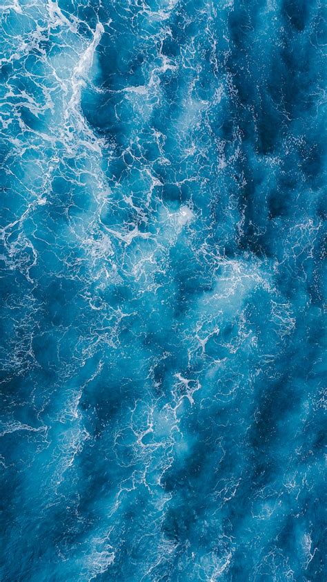 Aerial Shot of Blue Water · Free Stock Photo