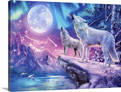 Wolves Howling 2 Wall Art, Canvas Prints, Framed Prints, Wall Peels | Great Big Canvas