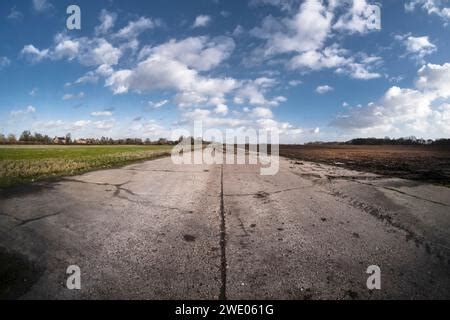 RAF Thorpe Abbotts, USAAF139 also known as 100th Bomber Group. Runway / taxiway of The "Bloody ...