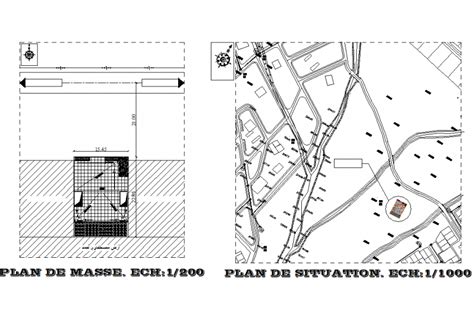 A Map planning autocad file - Cadbull