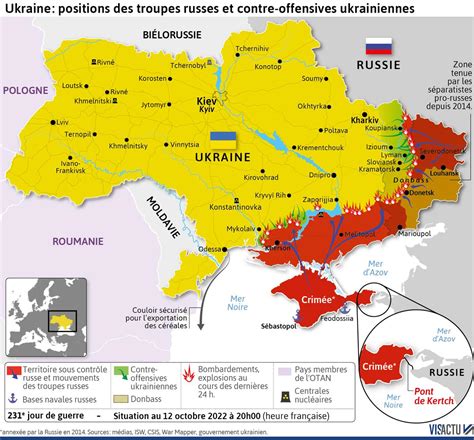 Carte. Guerre en Ukraine : Donbass, Bakhmout, Kherson, où en sont les ...