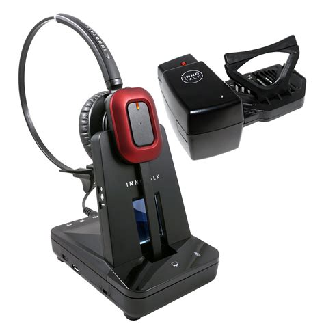 Desk Phone Computer Wireless headset with Remote Answering Handset Lifter