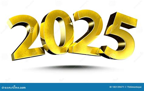 Number 2025 3d. stock illustration. Illustration of money - 183139471